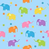 Fil Desenli Çocuk Odası Duvar Kağıdı Baskı