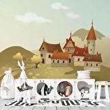 Minik Kasaba Çocuk Odası Duvar Kağıdı Baskı