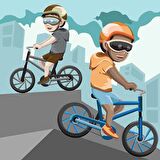 Bisikletli Çocuk, Çocuk Odası Duvar Kağıdı Baskı