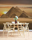 Mısır Piramitleri Manzaralı Duvar Kağıdı