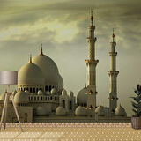 Seyh Zayid Camii Manzarası Duvar Kağıdı