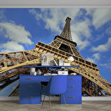 Fransa Paris Eyfel Kulesi Manzarası Duvar Kağıdı