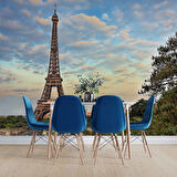 Fransa Paris Eyfel Kulesi Manzarası Duvar Kağıdı Baskı