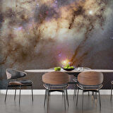 Simli Görünümlü Mermer Deseni Duvar Kağıdı