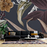 Kurumuş Yaprak Temalı Duvar Kağıdı