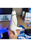 Minimalist Kedi Figürü – 3D Yazıcı Baskı Dekoratif Obje (16 cm)