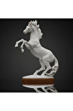 Ateşli Rüzgar | Şahlanan At Heykeli - 21 cm Özel 3D Baskı Sanatı (PLA)