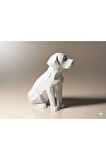 Labrador Figürü | 10 cm | Labrador Geometrik Masaüstü Dekorasyon | 3D Baskı Sanatı
