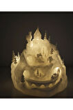 Karlı Diyar Kış Köyü Işıltısı | Yılbaşı Dekorasyonu | 3D Baskı Tealight LED