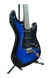 Almeda  Elektro Gitar M.work Günbatımı + Yedek Tel + Kılıf