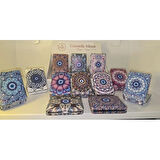 12'li Büyüteçli Dikdörtgen Cep Aynası