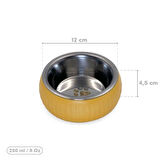 Mikopet Organik Seramik Mama Kabı Sarı