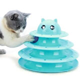 3 Katlı Turntable Kedi Oyuncağı