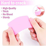 Boş Kelime Kartları 5x8 cm - 50 Adet Oval Kenarlı | Tabu &amp; Not Kartları - Beyaz