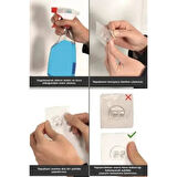 Yapışkanlı Duş ve Banyo Rafı