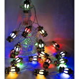 20'li Kandil Feneri Led Işık RGB Işık Pilli