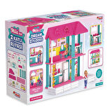 Mila'nın 2 Katlı Rüya Evi - Ev Oyuncak - Milanın Rüya Ev Seti - Barbie Ev Seti - Rüya Evi - Oyun Evi