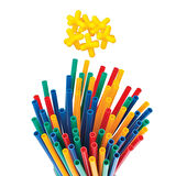 Süper Bambu Çubuklar (200 Parça) - Lego Setleri - Borular Lego - Plastik Çubuklar