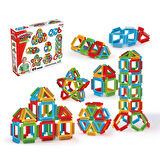 Geometrik Puzzle (64 Parça) - Lego Setleri - Geometrik Oyuncak - Şekilli Lego - Kare Bloklar