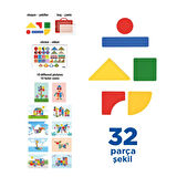 Arkadaşım Bul ve Yap Çanta - Lego Setleri - Geometrik Oyun - Görsel Aktivite - Oyuncak