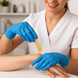 Dolphin S Beden, Mavi, Nitril, Muayene Eldiveni, Pudrasız, Latekssiz, Kutuda 100 Adet