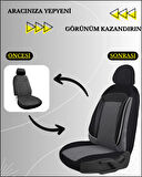 Honda Civic FC5 Araçlara Uyumlu Tam Takım Doqu Model Oto Koltuk Kılıfı Seti