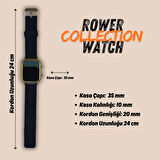 Rower Collection Gold Kadın Kol Saati Dijital Led Ekran Kadın Kol Saati