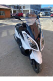 Kymco Downtown Siperlik Ön Cam 2010 2015 Model 67cm Açıkfüme Renkli 4mm Boy