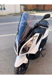 Kymco Downtown Siperlik Ön Cam 2010 2015 Model 67cm Açıkfüme Renkli 4mm Boy
