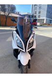 Kymco Downtown Siperlik Ön Cam 2010 2015 Model 67cm Açıkfüme Renkli 4mm Boy