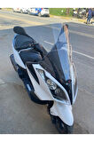 Kymco Downtown Siperlik Ön Cam 2010 2015 Model 67cm Şeffaf renk 4mm BOYLU