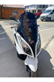 Kymco Downtown Siperlik Ön Cam 2010 2015 Model 67cm Siyah Renkli 4mm