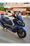 Kymco Downtown 250i Siperlik Ön Cam 2016 2024 Model 60cm Şeffaf Renkli 4mm UZUN CAM
