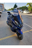 Kymco Downtown 250i Siperlik Ön Cam 2016 2024 Model 78cm Açıkfüme Renkli 4mm UZUN CAM