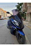 Kymco Downtown 250i Siperlik Ön Cam 2016 2024 Model 78cm Siyah Renkli 4mm UZUN CAM