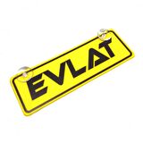 Evlat Yazılı Sarı Dekor Plaka Vantuzlu Cam Süsü