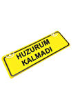 Huzurum Kalmadı Sök-Tak Pratik yeni nesil Sarı Dekor Plaka