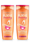 Elseve Dream Long Yıpranmış Saçlar İçin Onarıcı Şampuan 2x390 ml