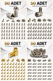 50 Adet F Konnektör Çeşitleri | 90 Derece Dirsek, Hızlı Tak Çalıştır Quick ve İki Tarafı Dişi F Konnektör Ara Adaptör | Televizyon ve Uydu Alıcısı Anten Bağlantı Ekipmanı