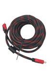 10 Metre 10mt HDMI 1.4 Örgülü Kablo Sargılı HDTV HDMI Kablo 1080p Hdmı Uyumlu Hdmı Dijital Kablo Tv Bilgisayar Yüksek Hızlı 10m Hd Kablo