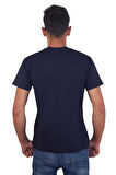 Erkek %100 Pamuklu Bisiklet Yaka T-shirt