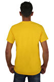 Erkek %100 Pamuklu Bisiklet Yaka T-shirt
