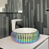 LENA TEZGAHÜSTÜ LAVABO (KARIŞIK RENK) E-4161M