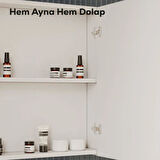 Creavit D20 Aynalı Dolap Antrasit