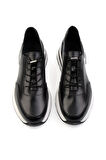 Siyah Leather Erkek Casual Ayakkabı E01011031303