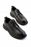 Siyah Leather Erkek Klasik Ayakkabı E01034840240