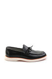 Siyah Leather Erkek Loafer Ayakkabı E01054182440