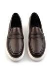 Kahve Leather Erkek Casual Ayakkabı E01081010103