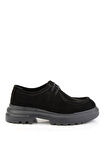 Siyah Hakiki Deri Erkek Casual Ayakkabı E01080220602