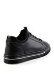 Siyah Hakiki Deri Erkek Sneaker E01082000603
